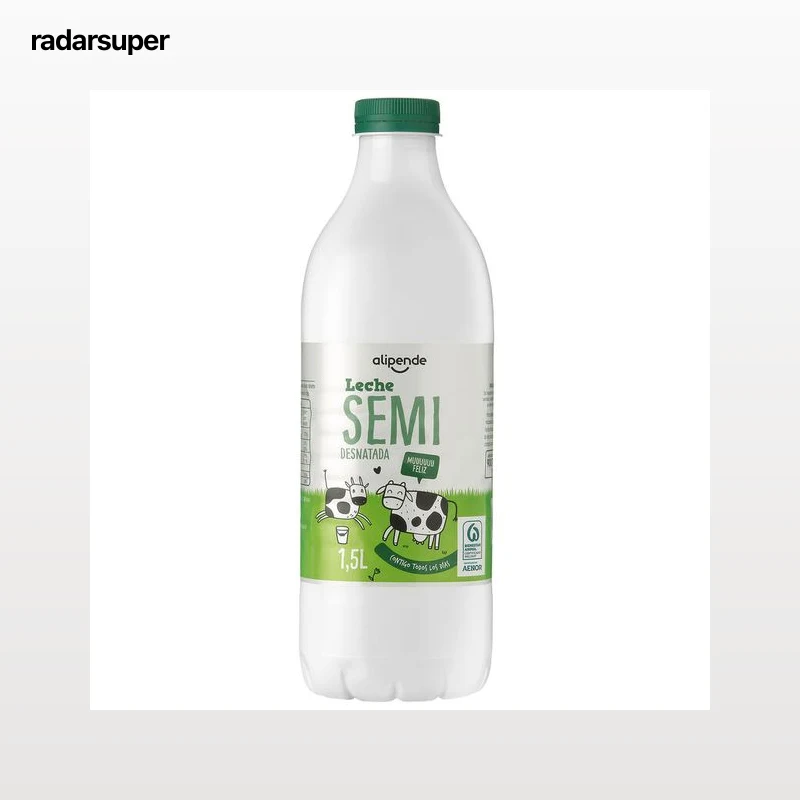 Leche Alipende Botella 1.5 litros semidesnatada