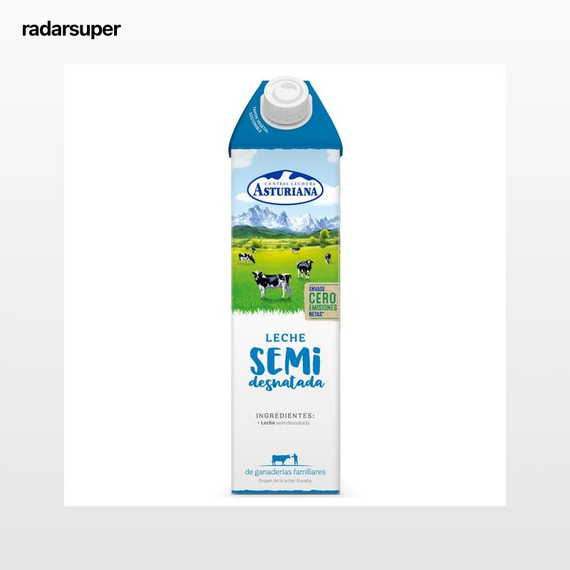 Leche Asturiana 1l semidesnatada