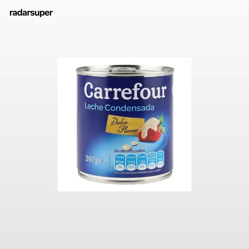 Leche condensada Carrefour 397 g.