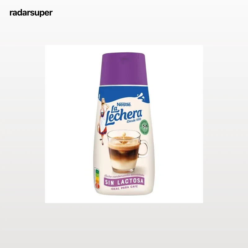 Leche condensada desnatada Nestlé La Lechera sin lactosa 450 g.