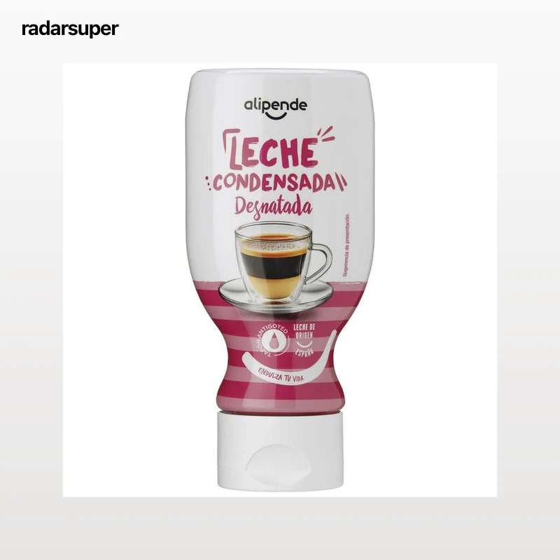 Leche condensada desnatada sirvefacil Alipende 450g