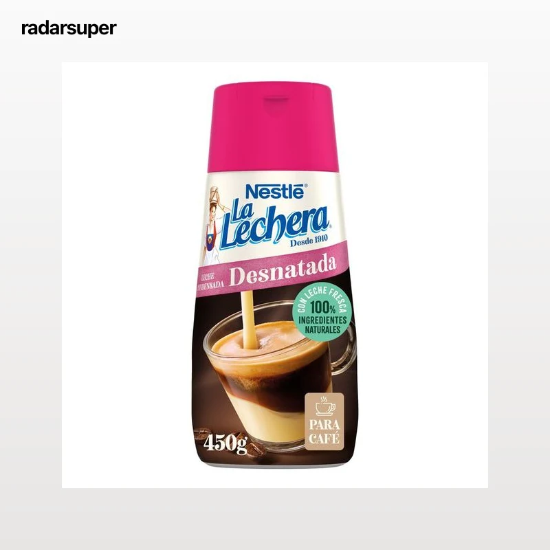 Leche condensada La Lechera 450g desnatada sirve fácil