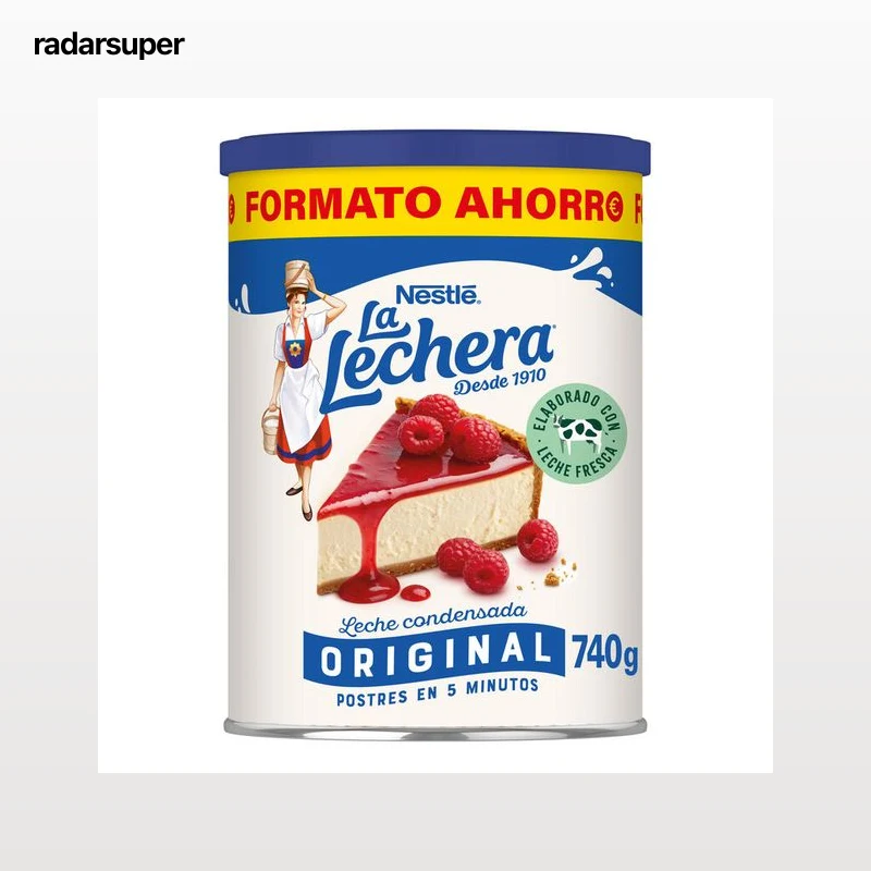 Leche condensada La Lechera bote 740g