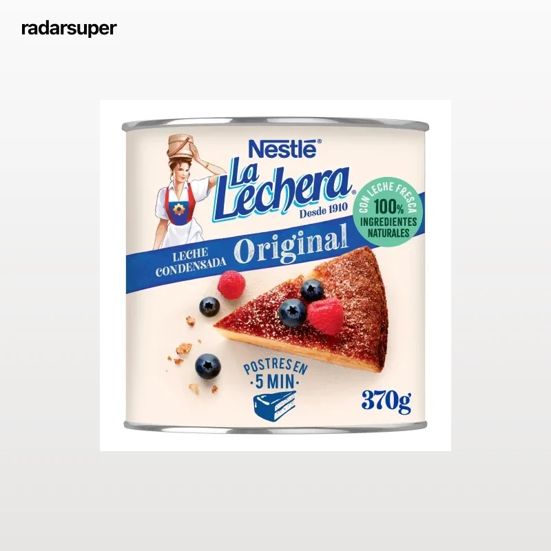Leche condensada Nestlé La Lechera 370 g.