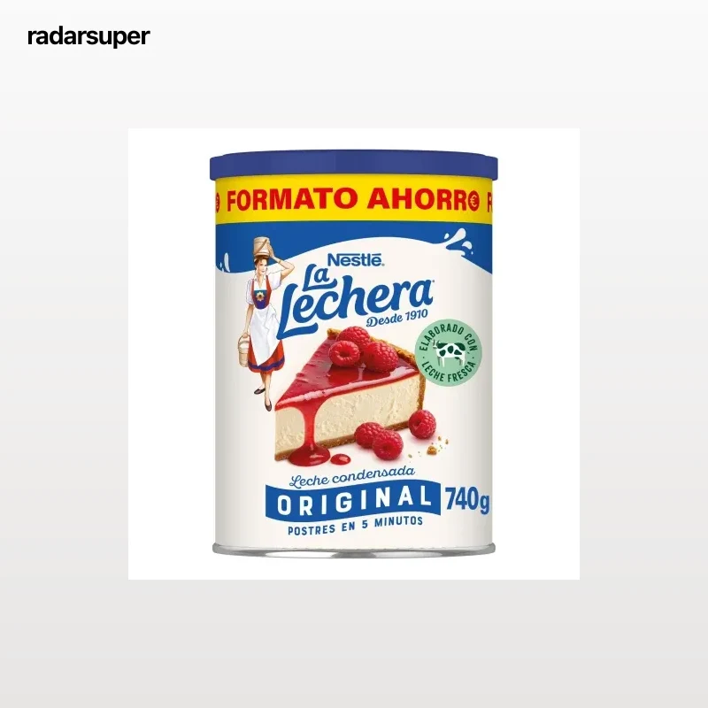 Leche condensada Nestlé La Lechera 740 g.