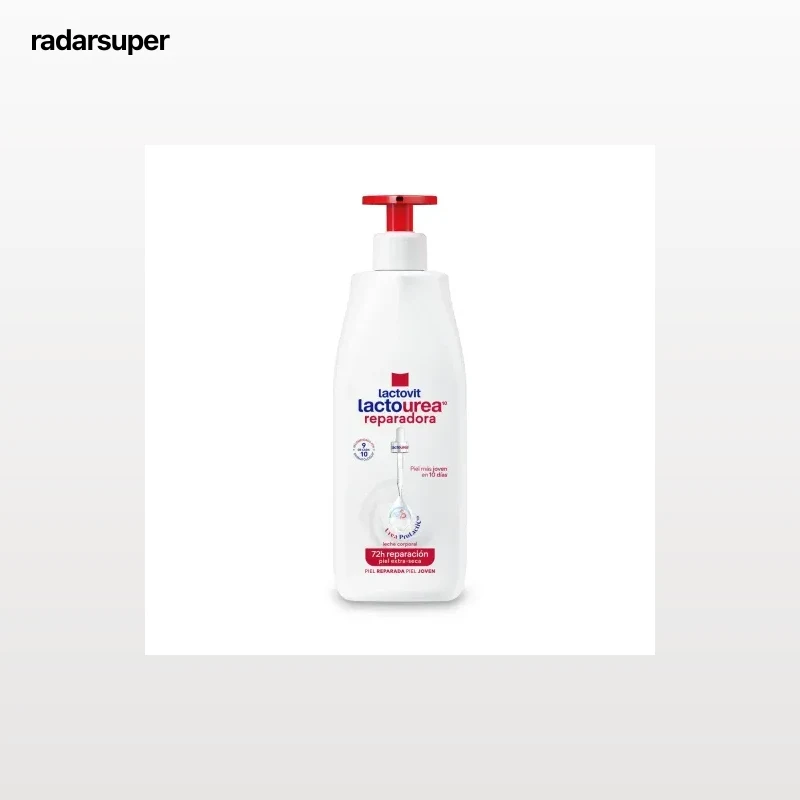 Leche corporal reparadora lactourea para piel muy seca Lactovit 400 ml.