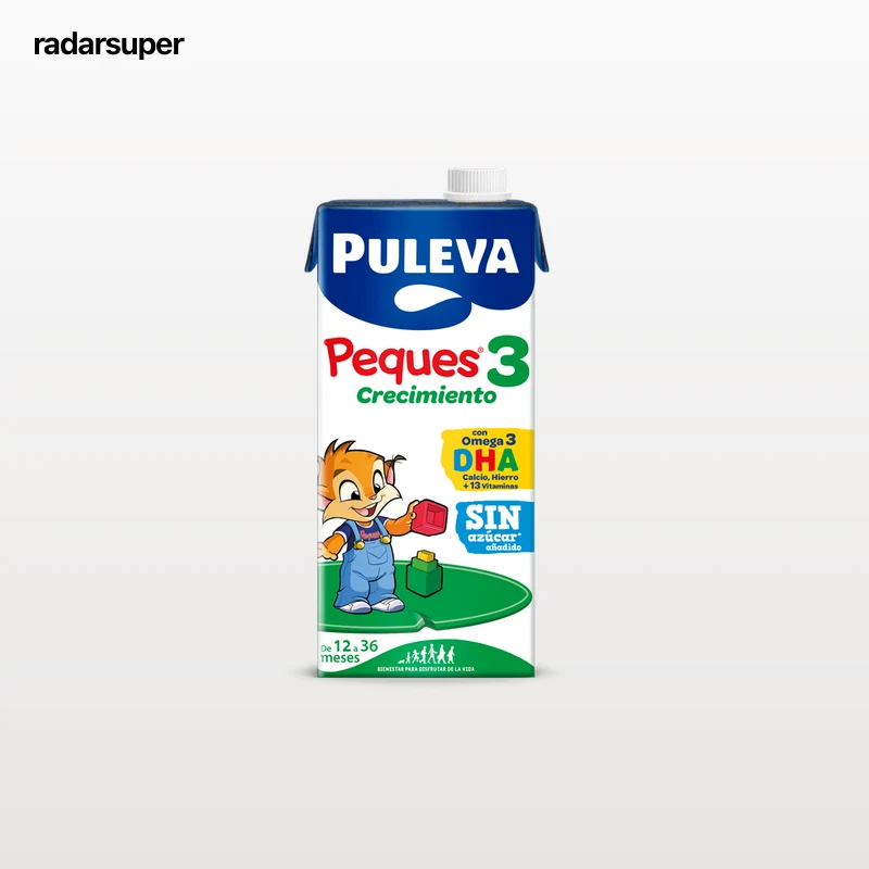 Leche crecimiento Puleva peques 3 12-36meses 1l