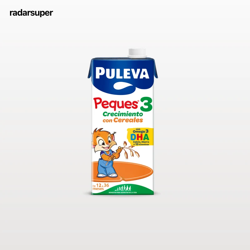 Leche crecimiento Puleva peques 3 cereales 12-36meses 1l