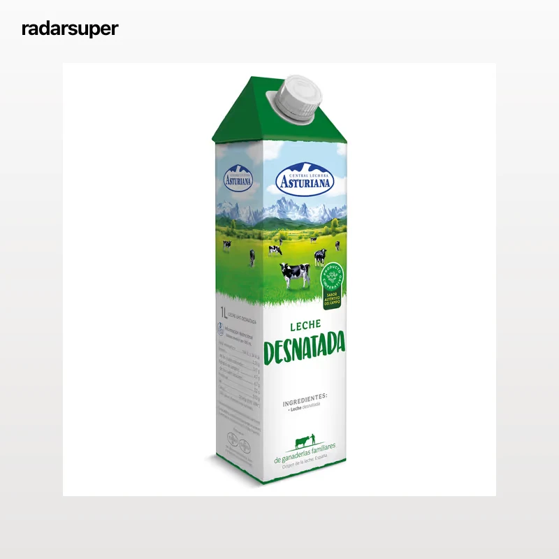 Leche desnatada Asturiana 1 L