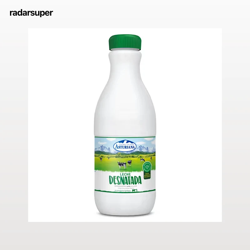 Leche desnatada Asturiana botella 1.5 L