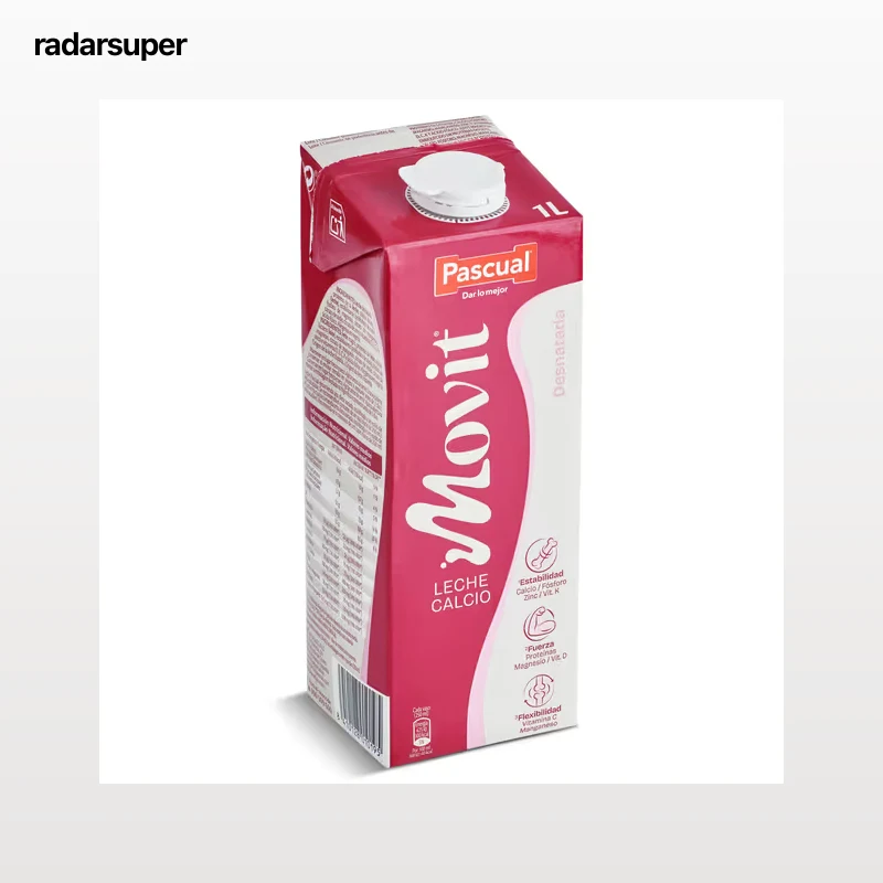 Leche desnatada calcio Pascual Movit 1 L