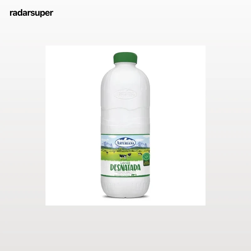 Leche desnatada Central Lechera Asturiana botella 2,2 l.