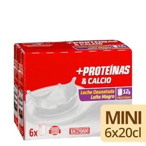 Leche desnatada +Proteínas & calcio