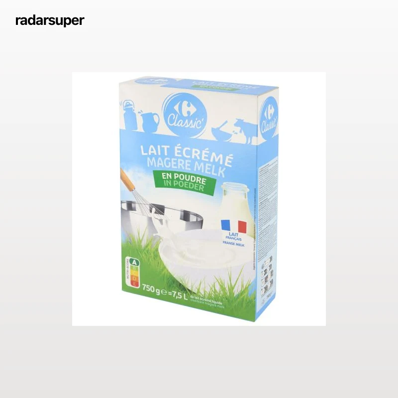 Leche en polvo Carrefour Classic 750 g.
