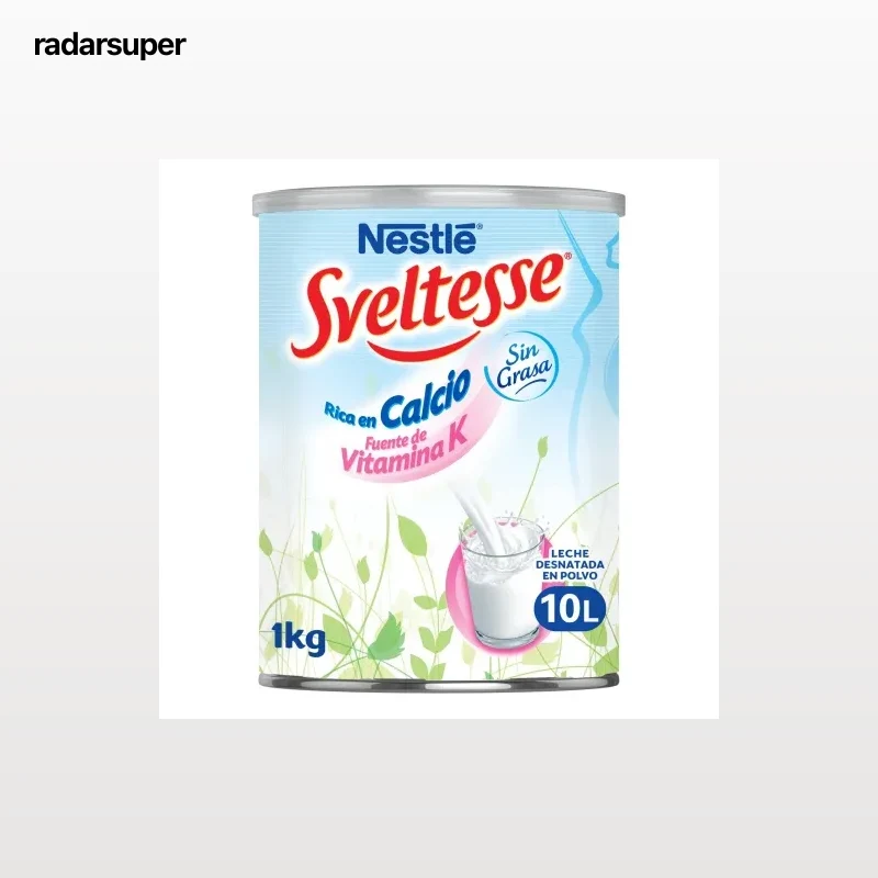Leche en polvo desnatada Sveltesse Nestlé 1 kg.