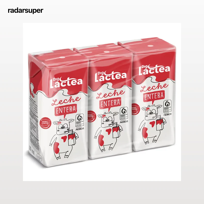 Leche entera Dia Láctea 3 x 200 ml