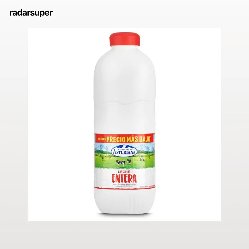 Leche entera Asturiana botella 2.2 L