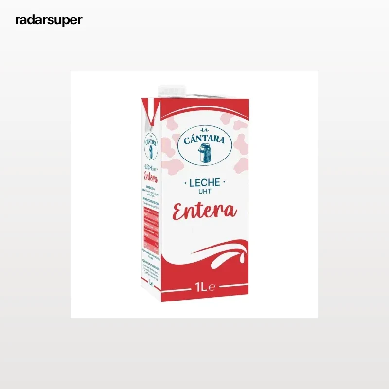 Leche entera La Cántara brik 1 l.