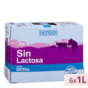 Leche entera sin lactosa
