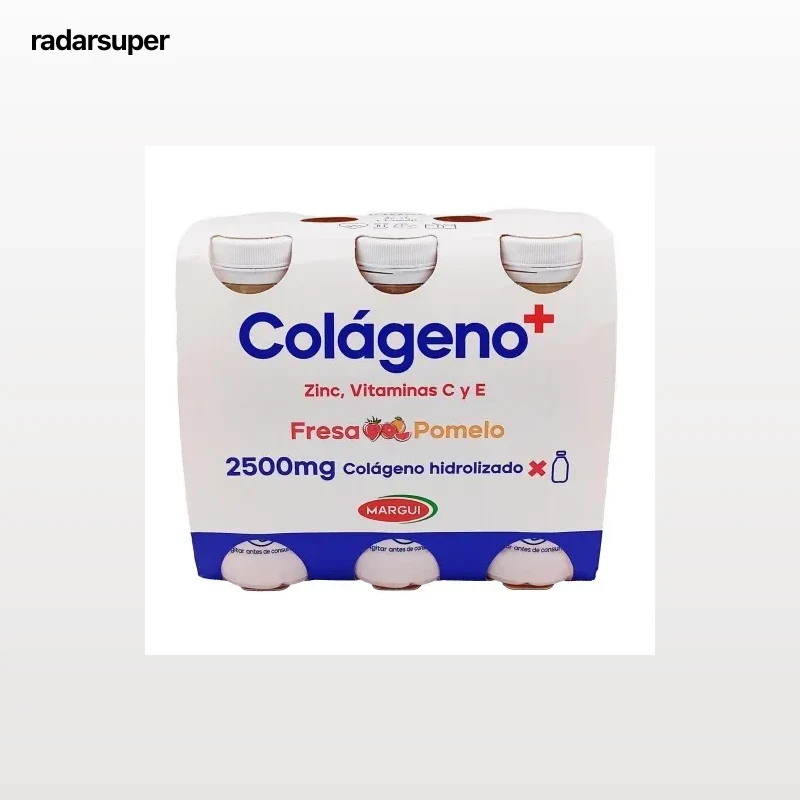 Leche fermentada con colágeno sabor fresa y pomelo Margui 600 g.