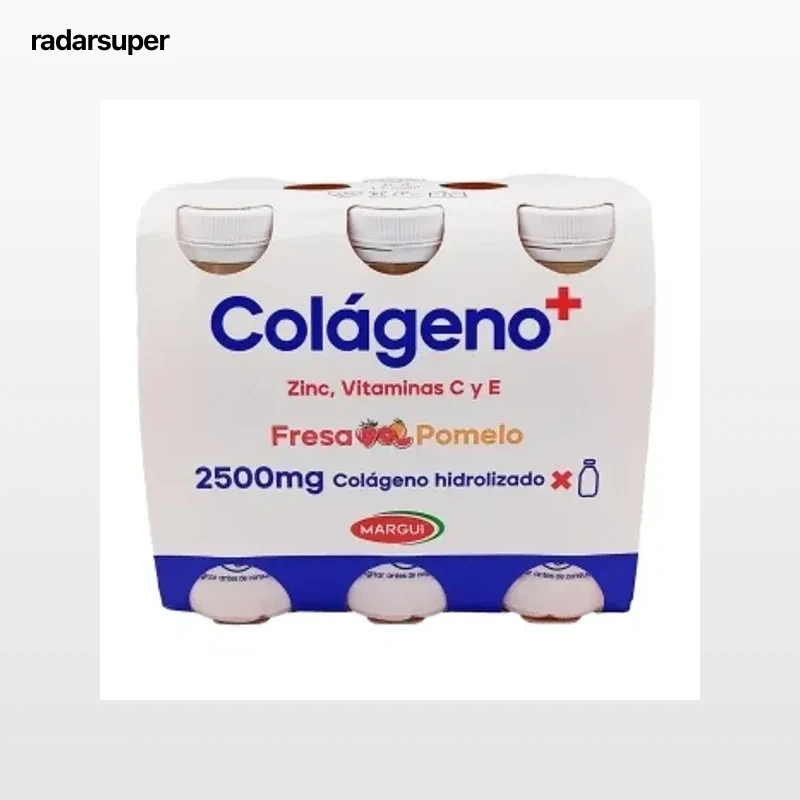 Leche fermentada con colágeno sabor fresa y pomelo Margui 600 g.
