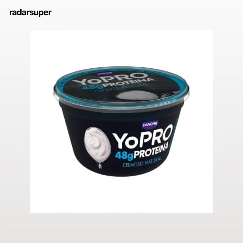Leche fermentada desnatada natural Danone YoPro 480 g.
