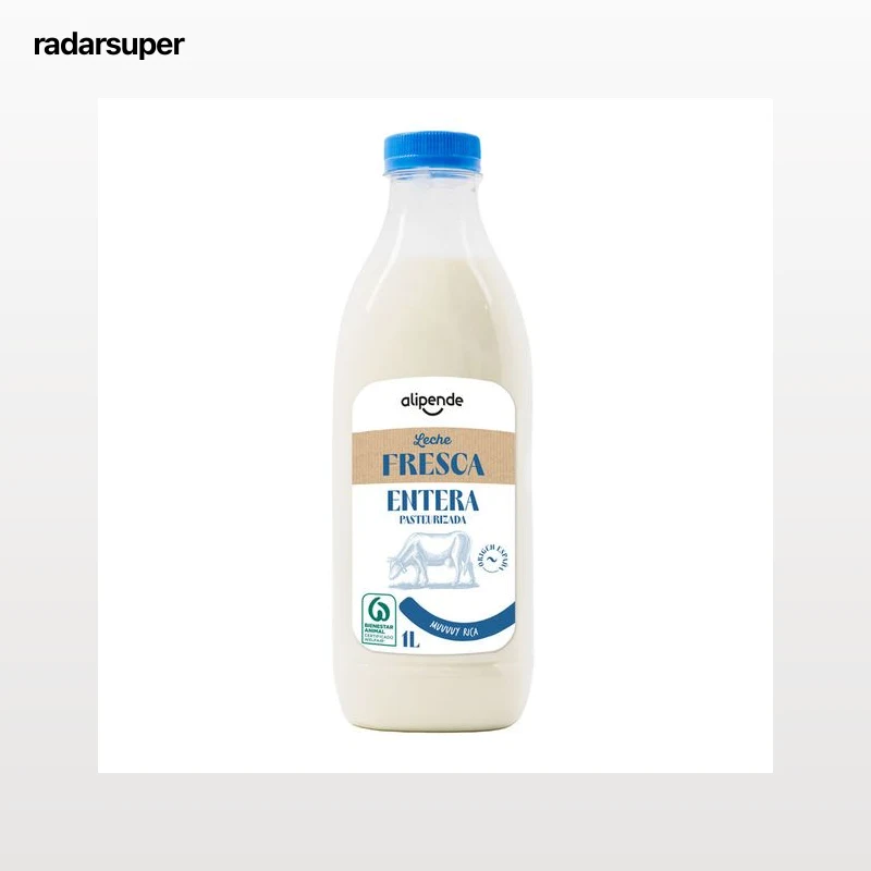 Leche Fresca Alipende Botella 1L Entera
