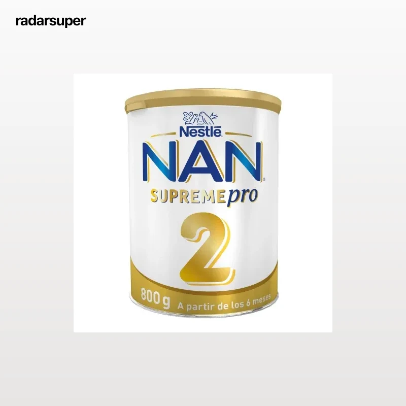 Leche infantil de continuación desde 6 meses Nestlé Nan Supreme Pro 2 lata 800 g.