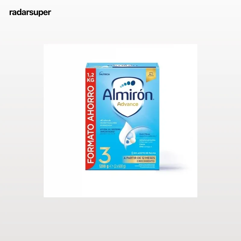 Leche infantil de crecimiento desde los 12 meses Almirón Advance 1200 g.