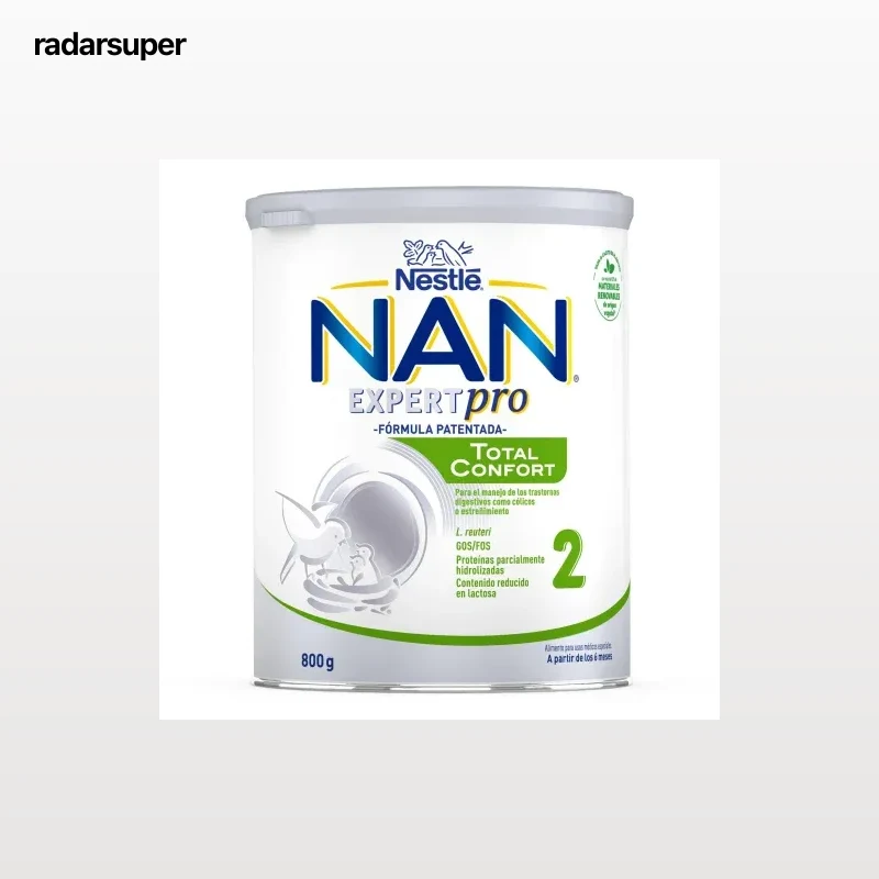 Leche infantil desde 6 meses en polvo Nestlé Nan Expert Pro Total Confort 2 lata 800 g.