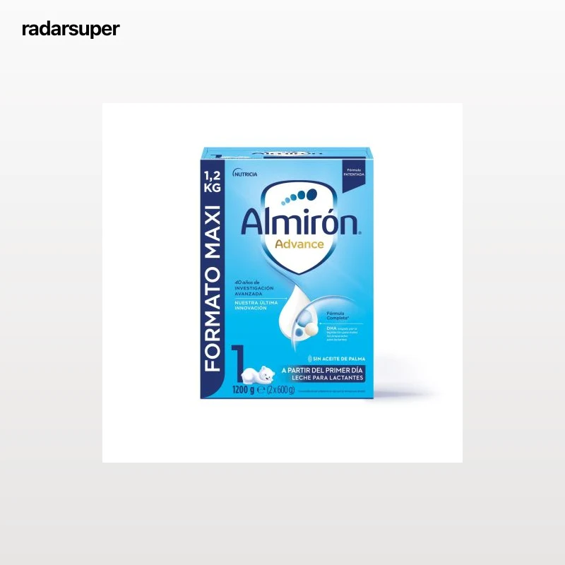 Leche infantil para lactantes desde el primer día en polvo Almirón Advance 1 sin aceite de palma 1200 g.