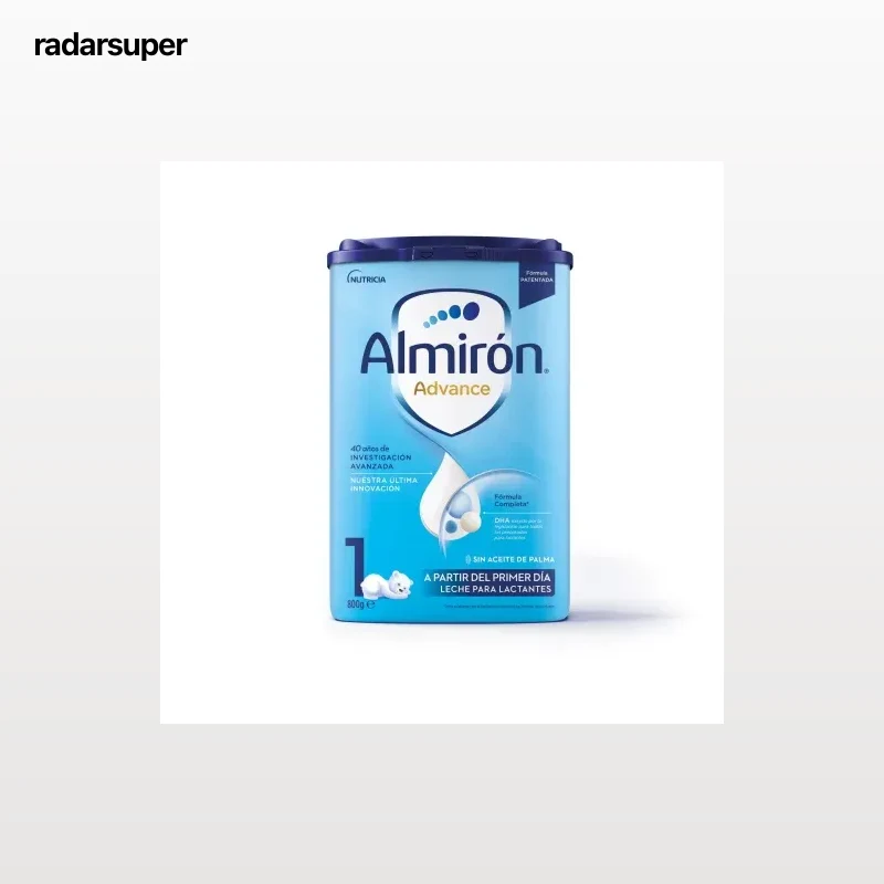 Leche infantil para lactantes desde el primer día en polvo Almirón Advance 1 sin aceite de palma lata 800 g.