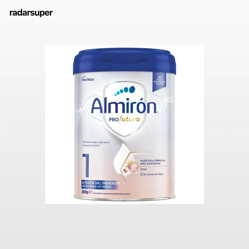 Leche infantil para lactantes en polvo Almirón Profutura 1 sin aceite de palma lata 800 g.