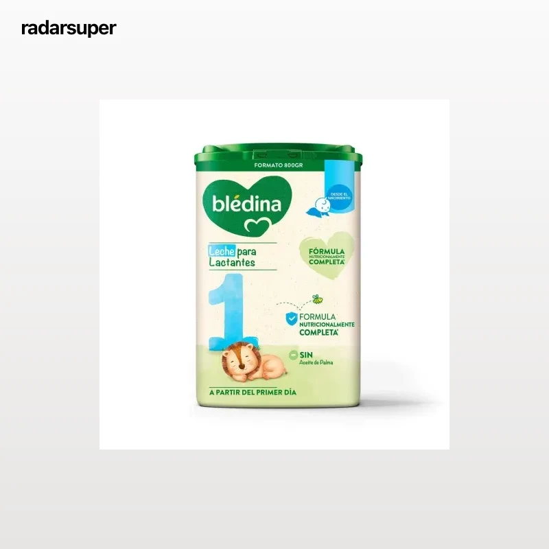 Leche infantil para lactantes en polvo Danone Blédina 1 lata 800 g.
