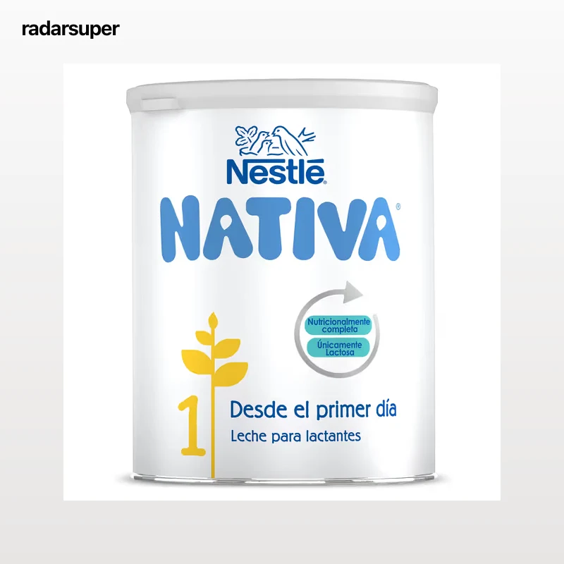 Leche infantil en polvo de inicio de 0 a 6 meses Nativa 800 g