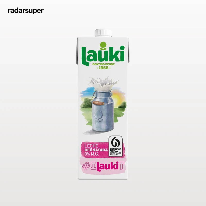 Leche Lauki 1l desnatada