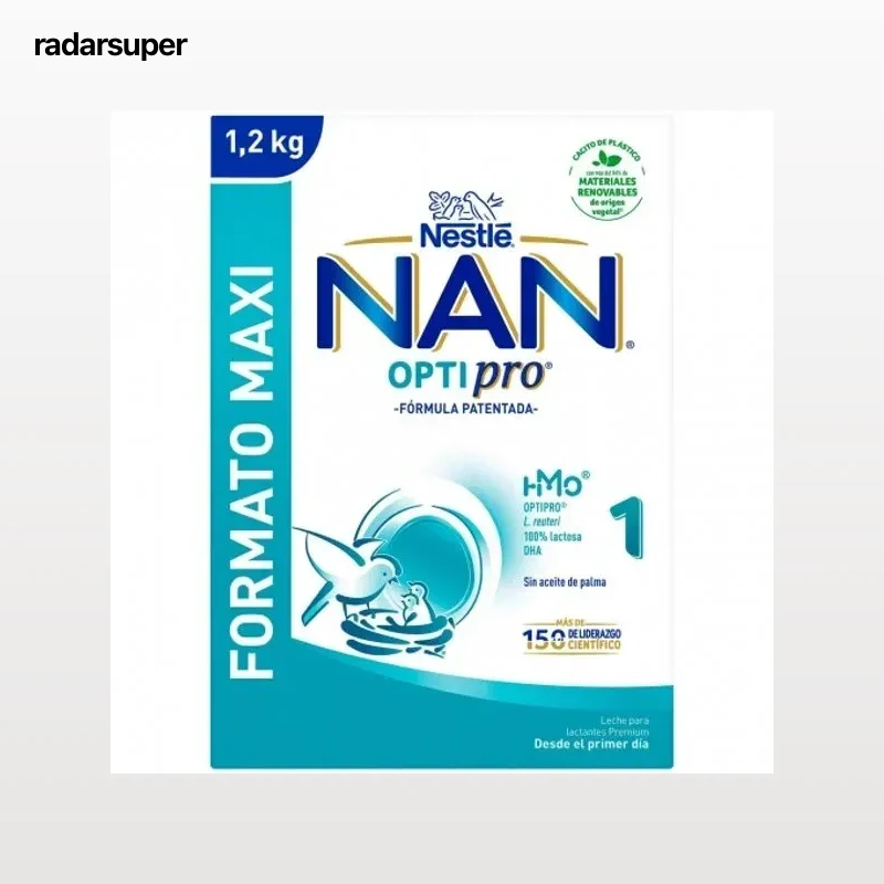 Leche para lactantes NAN OPTIPRO 1, caja 1.200 g