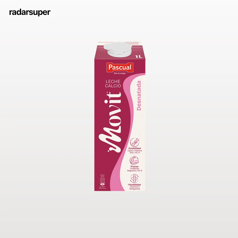 Leche Pascual calcio Movit 1l desnatada