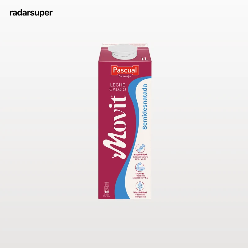 Leche Pascual calcio Movit 1l semidesnatada