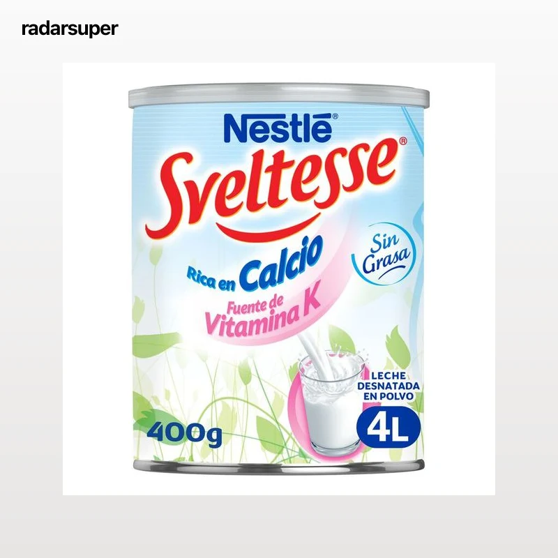 Leche en polvo calcio Sveltesse 400g desnatada