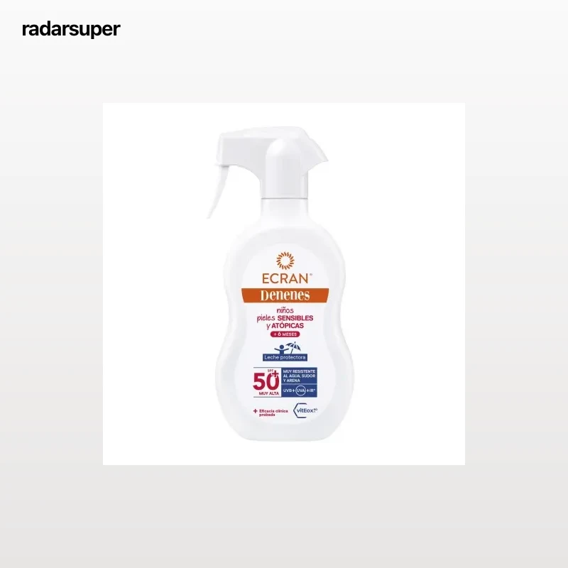 Leche protectora solar niños pieles sensibles atópicas SPF50+ Ecran Denenes 270 ml.