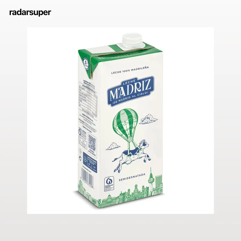 Leche semidesnatada Madriz 1 L