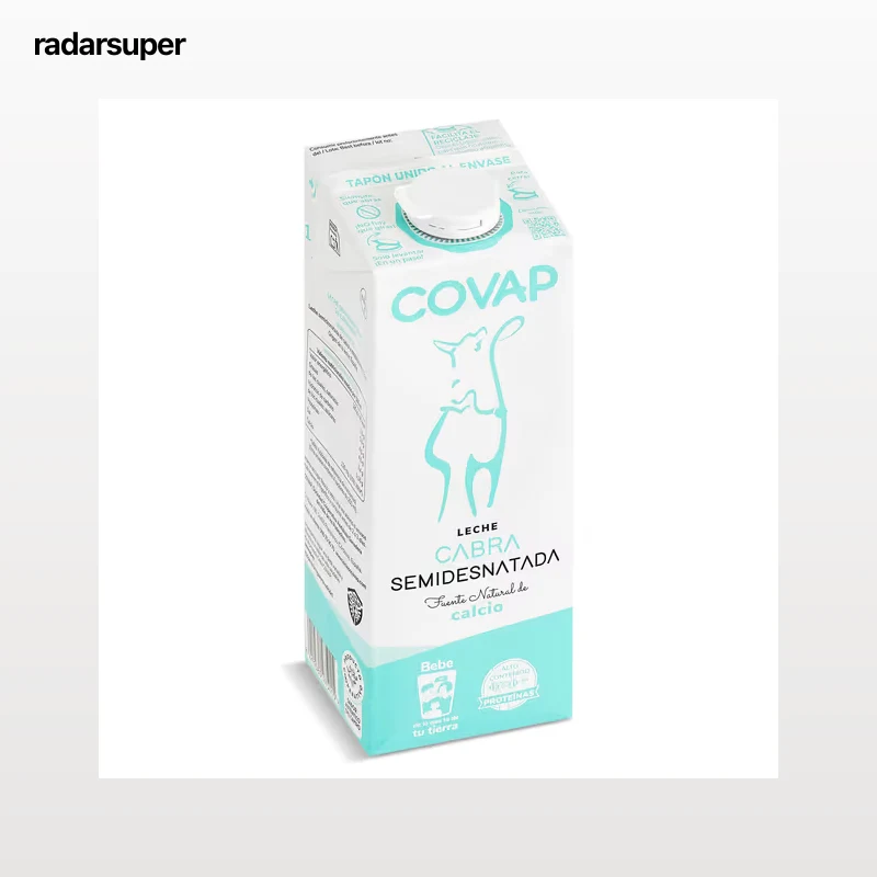 Leche semidesnatada de cabra Covap 1 L