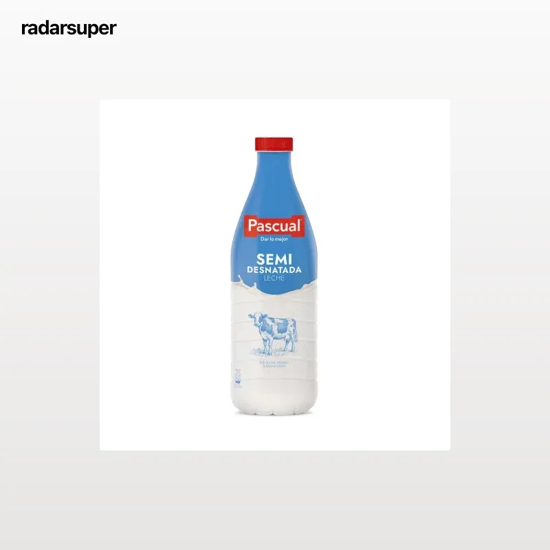 Leche semidesnatada Pascual botella 1,5 l.