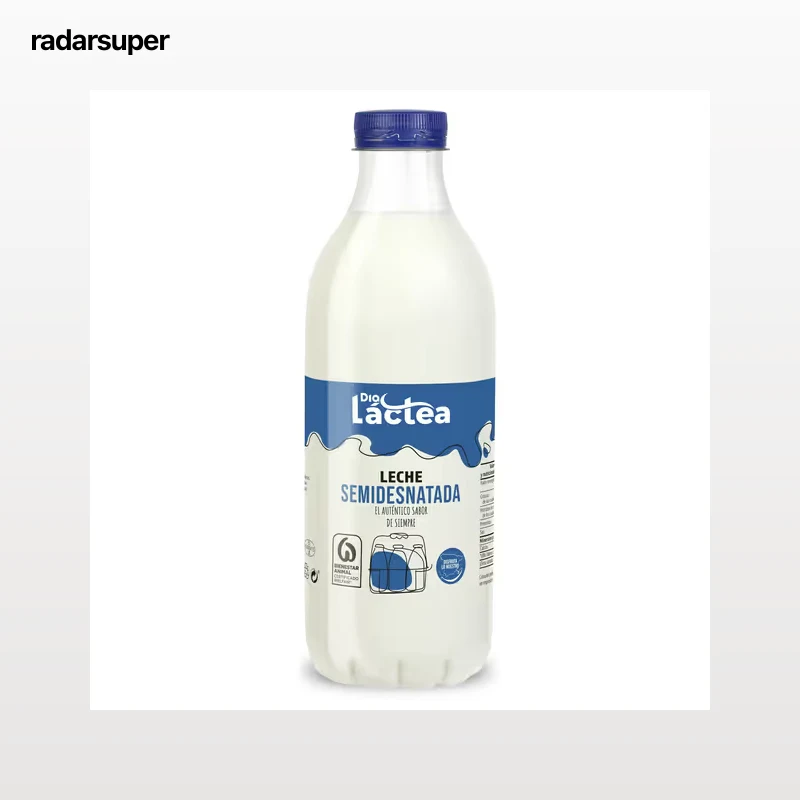 Leche semidesnatada pasteurizada Dia Láctea 1 L