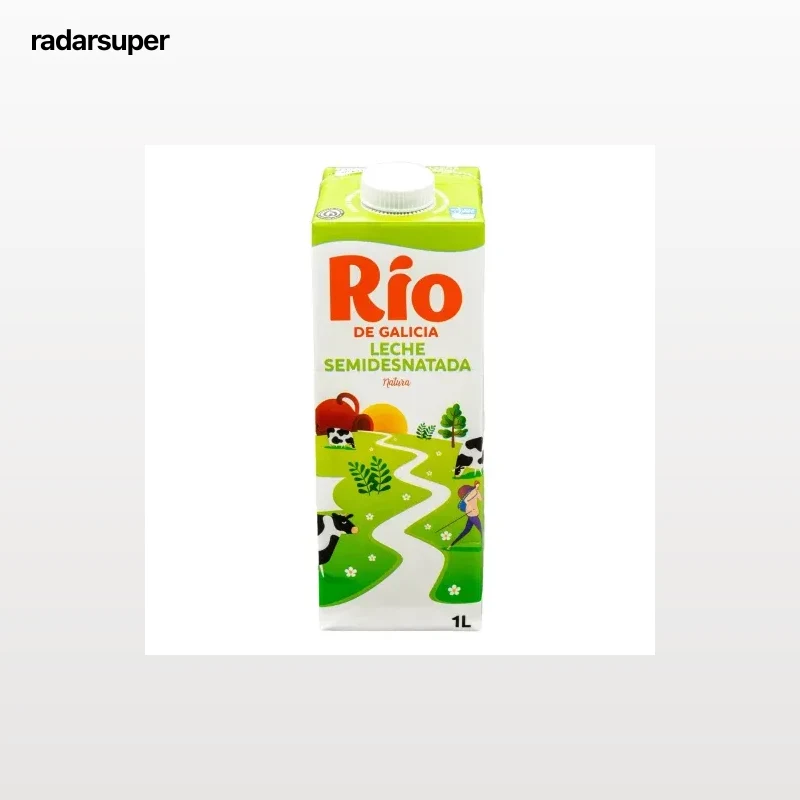 Leche semidesnatada Rio brik 1 l.