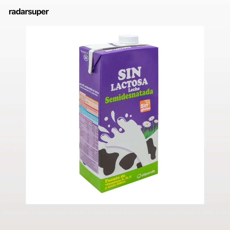 Leche sin lactosa Alipende 1l semidesnatada