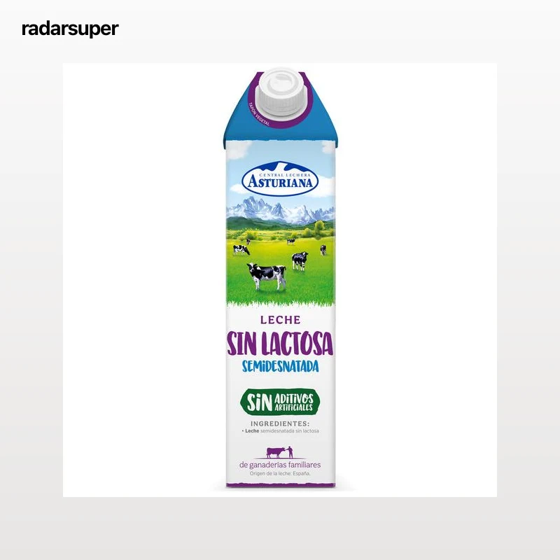 Leche sin lactosa Asturiana 1l semidesnata