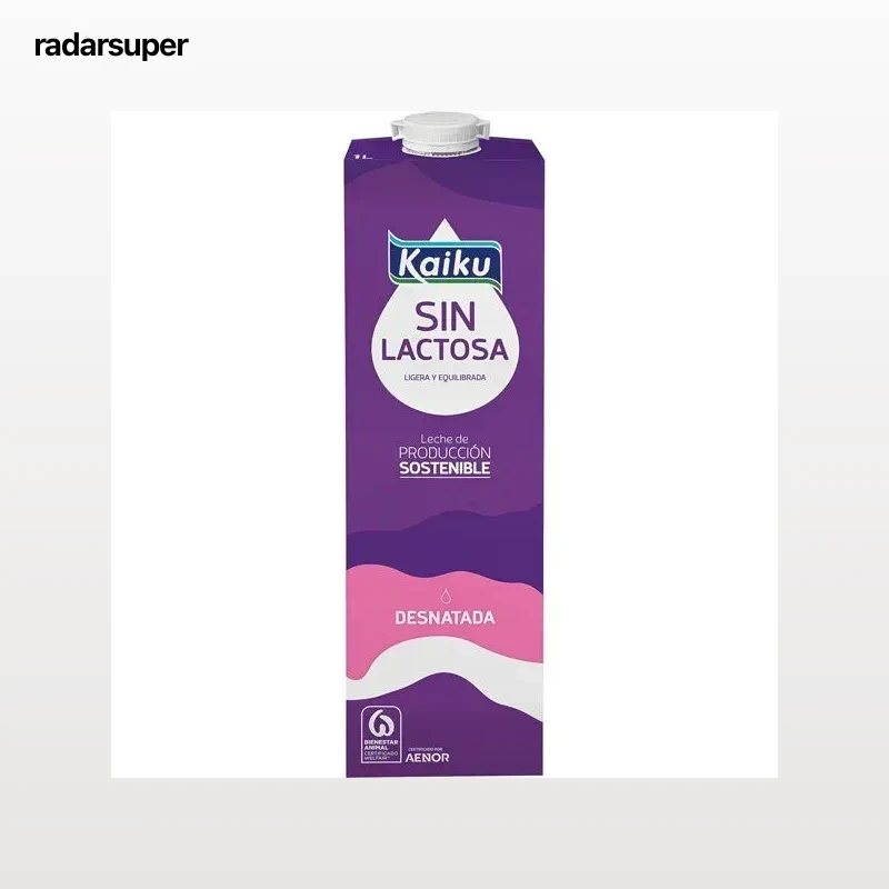 Leche sin lactosa desnatada 1 l