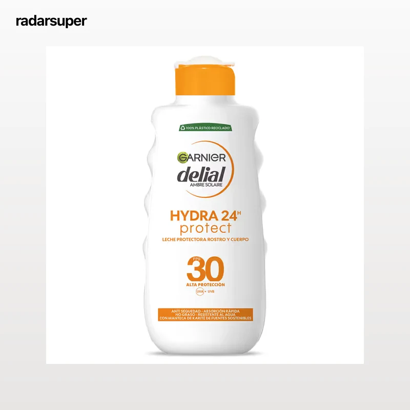 Leche solar hydra 24 spf 30 Delial 175 ml
